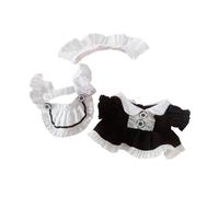 lopituwe Cute Doll Dress With Hair Accessory Suitable For 20cm Dolls Promoting Unleashed Creativity And Hands On Engagement Mini Short Brace Skirt Costumes For 7.87 Doll