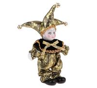 lopituwe Distinctive Collectible Clown Dolls Model Beautiful Porcelain Harlequin Doll Festival Gift Fine Collectibles Porcelain Dolls Collectibles Triangel Doll