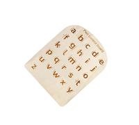 lopituwe Double Sided Tracing Board Kids Wooden Tracing Board Gift Preschool Learning Tool Fine Motor Skill Development Practicing Early Educational Toy Puzzle, Style C