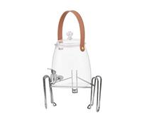 lopituwe Drink Bucket Storage Container Organize Beer Equipped with Anti Clogging Faucets for Seamless Dispensing Simple Water Jug Faucet Iced Beverage Iced Teas Outdoor, Clear, 15L