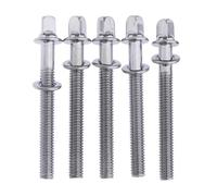 lopituwe Drum Kit Tension Rods 45 55 65 75mm Chrome Plated Durable Snare Drum Accessories For Repair Needs Chrome Plated. Set Snare Bass Parts Accessories Replacement, Silver, 65mm