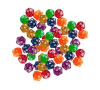 lopituwe Durable 20 Sided Dices Set 60 Acrylic D20 Polyhedral Dices Assorted Board Games And Role Playing Tabletop Games 20mm Assortment D20 Cube Dice Cube 6 Colours