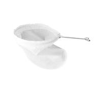 lopituwe Durable Nut Milk Bags Fine Mesh Strainer Straining Ingredients Effortlessly Enjoy Healthy Gourmet Smoothies Reusable Food Filter Bags Fine Mesh Strainer, White, S