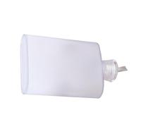 lopituwe Durable Plastic Hip Alcohol Flask with Easy-toCap, White