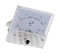 lopituwe Efficient Analog Meter Panel 85C1-u Panel Offers Reliable Measurements Of Current For Auto Circuits And Voltage Devices Analog Current Meter Measuring Tool, White, 0-200uA