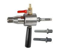 lopituwe Electric Drill Connecting Rod Installation Electric Hammer Adapter Boost User Confidence in Drilling Projects Drill Head Portable Converts Water, with 3 Handles, 16.5x16cm