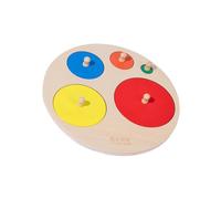 lopituwe Engaging Wood Shape Puzzles Boost Memory Skills and Problem Solving, round