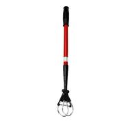lopituwe Extendable Golf Ball Rolling Picker Aluminum Telescopic Retriever Rust-Proof With 5 Section Retractable Feature Golf Ball Retriever Telescopic Pick Up Extendable, Red Black, 60x183cm