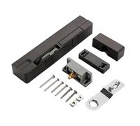 lopituwe Family-Friendly Automatic Door Closer Silent Closing Door Dampers Locks While Preventing Hand Pinching Risks Auto Closer Dampener Silent Closing, Brown, Right