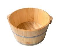 lopituwe Foot Soak Foot Bath Spa Individual Compact and User-Friendly Every Environment Bath Barrel Wood Footbath Bucket Basin Wooden Soak Spa