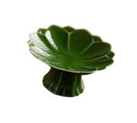 lopituwe Fruit Bowl Elegant Ceramic Footed Bowl Round Holder Contemporary Housewarming Gifts Both and Lightweight. with Beautiful Shape Dessert Display Stand Decorative for