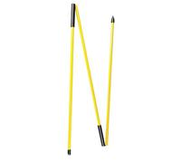 lopituwe Golf Training Stick Swing Tool Essential For Posture Training Aiming Precision Enhancer On Course Or Range Golf Alignment Stick Swing Rod Equipment, Yellow, 122cm