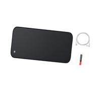 lopituwe Grounding Sheet Grounding Mattress Topper Pad PU Bed Mat Sleep Pad with Test Pen Portable Breathable Comfortable Mat for Bed Mattress Cover, Black, 68x150cm