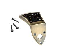 lopituwe Guitar Parts Mandolin Tailpiece Easy Installation Metal Triangle Crafted Durable Alloy For Long Lasting Performance 8 String Arched Top Mandolin Tailpiece With Screw