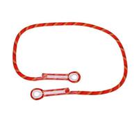 lopituwe Heavy-Duty 5mm Rock Climbing Knotted Pre-sewn Eye-to-Eye Prusik Loop Cord Rope, Orange, 180CM