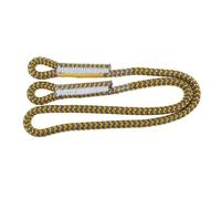 lopituwe High-Strength 22KN 8mm Prusik Rope for Arborist Climbing Caving Ziplining Reliable and Long-lasting, yellow, 100cm