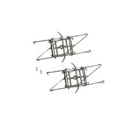 lopituwe HO Scale Arm Pantographs Bow Model Easy To Install Functional Hobby Model Train Part Pantograph Can Be Adjusted To Suit Various Display Needs While Maintaining , silvery , 2 pieces