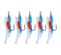 lopituwe Hook Baits Simulation Shrimp Lure Soft Lure Swim Naturally Effective Attract Fish Easy To Pros Reusable And Long-term Preserved. Shrimp Fishing Crawfish Lures