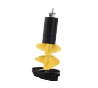 lopituwe Ice Auger Drill 6 Inches Simplifying Ice Fishing Tasks Across Various Water Bodies Suitable for Winter Fishing. Necessary Tool for Breaking Through Layer Drill Rod is, Yellow, 50cm