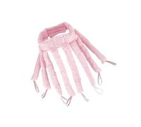 lopituwe Innovative Heatless Hair Curlers Headband Easy and Beautiful Curls Overnight Lazy, Pink for Short Hair, 67cm
