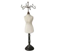 lopituwe Jewelry Display Holder Beautifully Organized Elegant Stand Displaying Necklaces Rings Earrings On Antique Styled Countertops Mannequin Shape Jewelry Holder Stand Display Rack