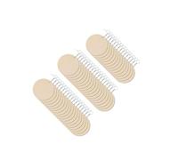 lopituwe Lightweight Comfortable Wooden Earrings Blank With Hole 50 Pieces Set Creating DIY Jewelry And Crafting Charms Diy Earrings Supplies Women Findings