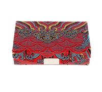 lopituwe Lip Gloss Case with Mirror and Lipstick Storage Case Fashionable Organizing Solution for Small Items Can Hold Up to 2.Fits Most Standard Sized Within 1.3inchx3.4inch, Claret