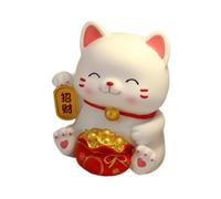 lopituwe Lucky Cat Statue for Creative Money Bank For Adults Saving Pot Sturdy Vinyl Any Home Decor Lucky Cat Piggy Bank Is Not Only Unique And for Creative Gift But Also