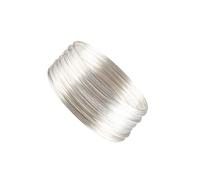 lopituwe Memory Wire 50 Loops Jewelry Wire For Crafts For DIY Jewelry Making With Unique Beading For Accessories Memory Steel Earrings DIY Crafts Cuff Bangle, Silver
