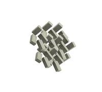 lopituwe Miniature Bricks Landscaping Accessories Aquarium Decorations Customizable Dollhouse Building Materials For All Miniature Enthusiasts Wall Bricks Roof Tiles Dollhouse , blue , 50 pcs