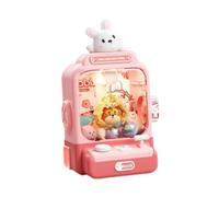 lopituwe Miniature Claw Machine With Dolls Provides Endless Fun Excitement While Kids Improve Skills Addition To Any Game Room Claw Doll Machine Indoor Arcade Games For Ages 4, Pink, 20x15.7x29.6cm