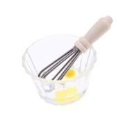 lopituwe Miniature Egg Beater Set 112 Scale Dollhouse Kitchen Accessories Includes Mixing Bowl Whisk Scene Desktop Mini Decoration. Miniature Egg Beater Kitchen Food Play Dollhouse