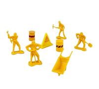 lopituwe Miniature Kids Model Cake Topper Figures Vivid Cake Decorations At Various Events Which Meet Different Needs. These DIY Decorating Kits Street Workers Construction