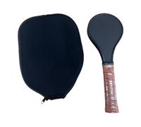 lopituwe Pickleball Paddle Sweet Spot Training Paddle Designed for Kids Adults to Techniques While Maintaining Comfort Sweet Spot Training Pickleball Kids Adults, Brown w Cover, 35x12.7x2cm