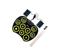lopituwe Portable Electronic Drum Set Nine Pads Drum Kits Designed For Kids For Quiet Practice Sessions At Home Digital Pad Machine Sticks Pedals