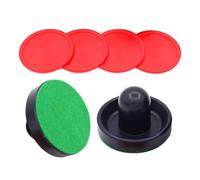 lopituwe Premium Air Hockey Pushers Go-to Replacement Accessories For Family Game Night Fun With Kids And Friends Arcade Indoor Family Games Equipment Sports Party , Dark Blue Pushers , 96mm