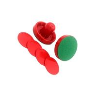 lopituwe Premium Air Hockey Pushers Go-to Replacement Accessories For Family Game Night Fun With Kids And Friends Arcade Indoor Family Games Equipment Sports Party , Red Pushers , 96mm