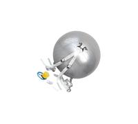 lopituwe Premium PVC Somersault Ball With Multi Threads Pressure Resistance During Fitness Activities Yoga Assistance Somersault Auxiliary Ball Assist, Gray, 55cm