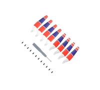 lopituwe Propeller Accessories RC Drone Quadcopter Foldable Low Noise Spare Parts Quick Release Install FeaturesLow Noise Remote Control Aircraft Drones Accessory Parts, Red Blue White