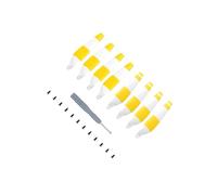 lopituwe Propeller Accessories RC Drone Quadcopter Foldable Low Noise Spare Parts Quick Release Install FeaturesLow Noise Remote Control Aircraft Drones Accessory Parts, Yellow White