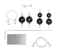 lopituwe Pulley Physics Experiment Kit Set Essential Resource For Enlightening Students About Mechanics Can Enjoy DIY Experiments Fun While Learning Basic Physical Science Knowledge.