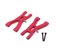 lopituwe RC Car Aluminium Alloy Rear Arm For 1/18 Wltoys A949 RC Car Arm Kit RC Car Aluminum Alloy Rear Swing Arms Aluminium, red