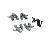 lopituwe RC Car Aluminum Alloy Lower Arm For 1/28 Wltoys K969 Aluminum Alloy Lower Swinging Arms Sets For RC Car RC Car Upgrade, titanium