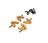 lopituwe RC Car Aluminum Alloy Lower Arm For 1/28 Wltoys K969 Aluminum Alloy Lower Swinging Arms Sets For RC Car RC Car Upgrade, Gold