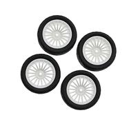 lopituwe Ready for High-Speed Action with 4Pcs RC Car Tires 116 Model Tyres for UD1602 Adults, White