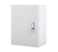 lopituwe Robust Electrical Distribution Box Outdoor Junction Installation Designed With Ample Space For Various Uses Outdoor Junction Box Breaker Easy To Install, Grey, Medium
