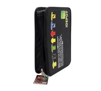 lopituwe Soccer Referee Accessory Bag Multi Pockets Zipper Closure Fantastic Storage For Linesman Flags Red Yellow Cards Outdoor Sports Competition Football Game Supplies , 2.7x11.9x8.3 inch