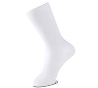 lopituwe Sock Mannequin Display Prop Exhibitions Retailing Socks Accessories While Maintaining Professional Look Sock Mannequin Foot Display Kids Fake Foot Model, White, 24CM