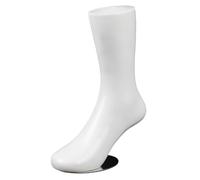 lopituwe Sock Mannequin Display Prop Exhibitions Retailing Socks Accessories While Maintaining Professional Look Sock Mannequin Foot Display Kids Fake Foot Model, White, 21CM