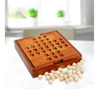 lopituwe Solitaire Board Game Fun Style Activity Kid Adult Learning Experience Crafting Memories And Building Skills Together Chess Set Kids Board Games Brain Teaser Wooden